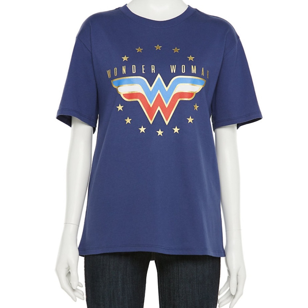 WONDER WOMAN navy blue T-shirt
